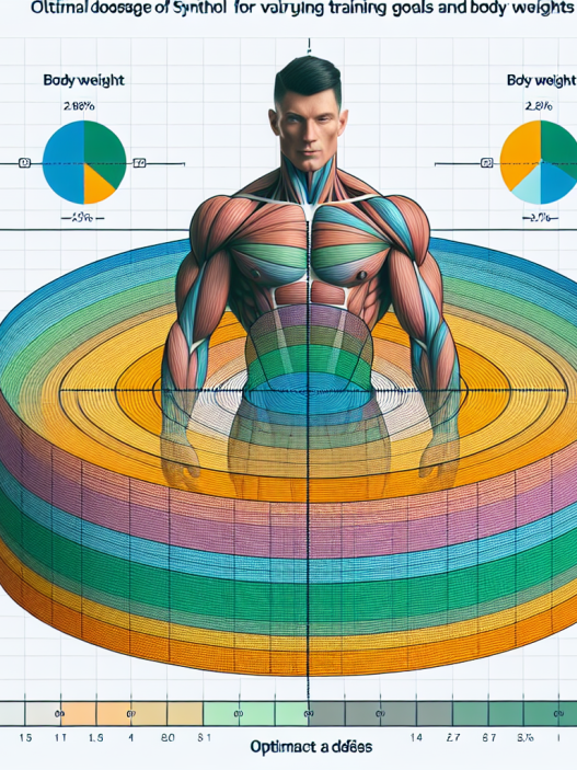 Optimale Dosierung von Synthol für unterschiedliche Trainingsziele und Körpergewichte.