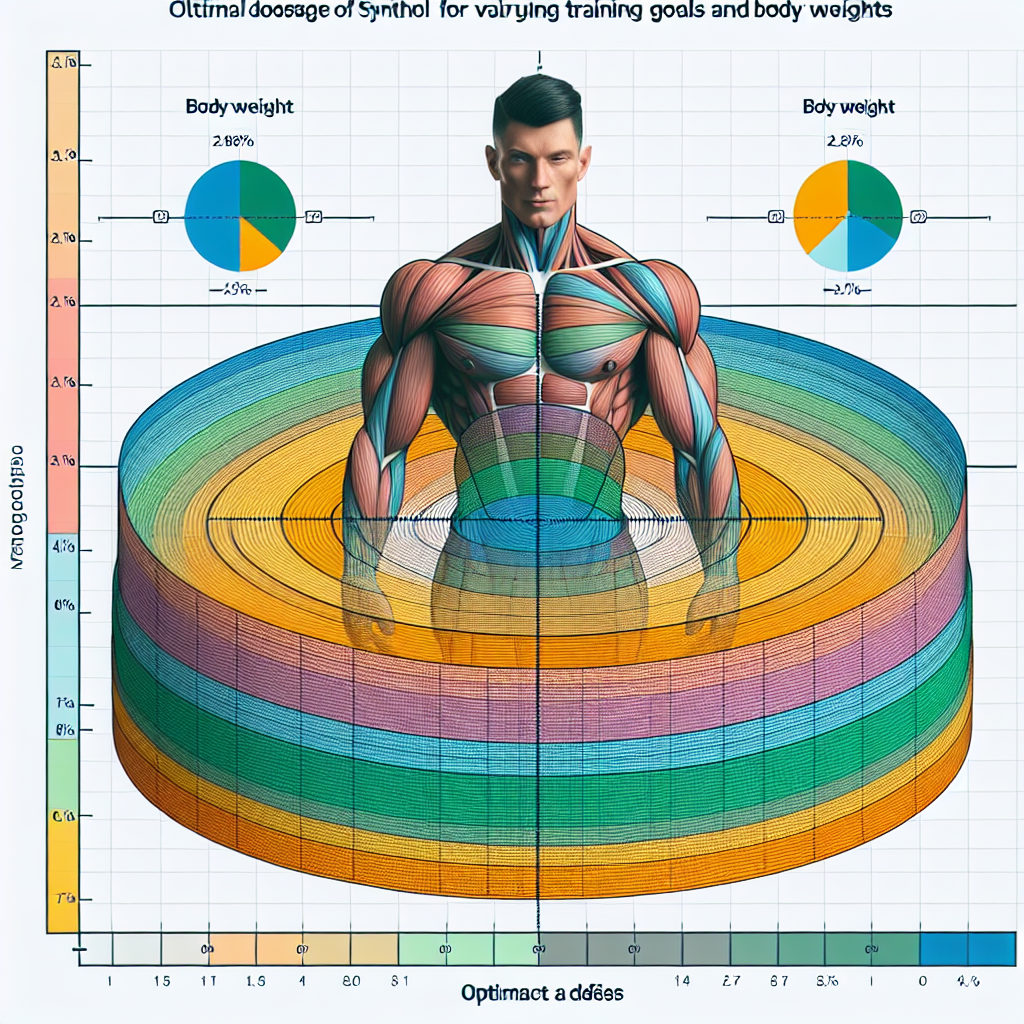 Optimale Dosierung von Synthol für unterschiedliche Trainingsziele und Körpergewichte.